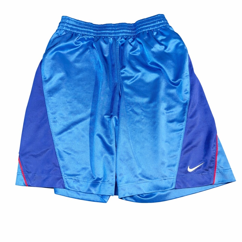 Men’s Nike Basketball Shorts Large Blue Athletic Dri-Fit Gym Shorts